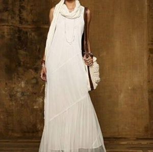 Denim & Supply Ralph Lauren Ethereal Beaded Sheer Maxi Dress sx XS
